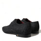 Elegant Jacquard Lace-Up Derby Dress Shoes