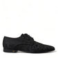 Elegant Jacquard Lace-Up Derby Dress Shoes