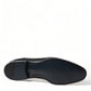 Elegant Black Leather Lace-Up Derby Shoes
