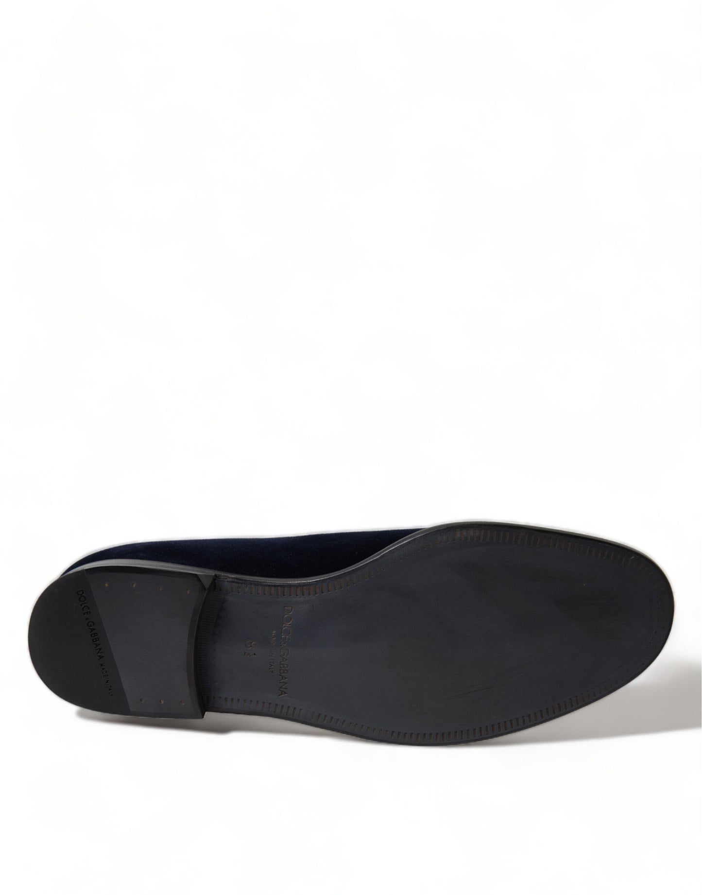 Elegant Blue Velvet Formal Loafers