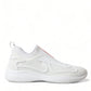 Elevate Your Style with Sleek White Knit Sneakers