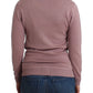 Chic Pink V-Neck Wool Cardigan