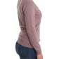 Chic Pink V-Neck Wool Cardigan