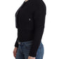 Elegant Cropped Mohair Blend Cardigan
