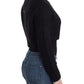 Elegant Cropped Mohair Blend Cardigan