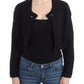Elegant Cropped Mohair Blend Cardigan