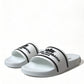 Chic White and Black Logo Slides