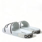 Chic White and Black Logo Slides