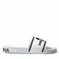 Chic White and Black Logo Slides