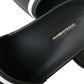 Sleek Monochrome Rubber Slides