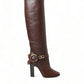 Elegant Leather High Rider Boots