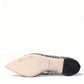 Elegant Silver Floral Lace Flat Shoes