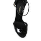 Elegant Leather Ankle Strap Heels