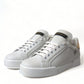 Elegant Portofino White Leather Sneakers