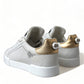 Elegant Portofino White Leather Sneakers