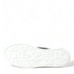 Elegant Black and White Low-Top Sneakers