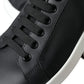 Elegant Black and White Low-Top Sneakers