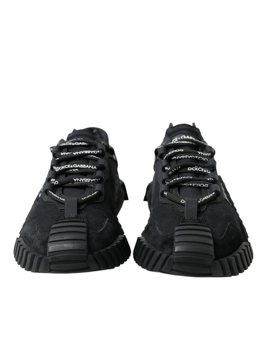 Elegant Black NS1 Lace-Up Sneakers