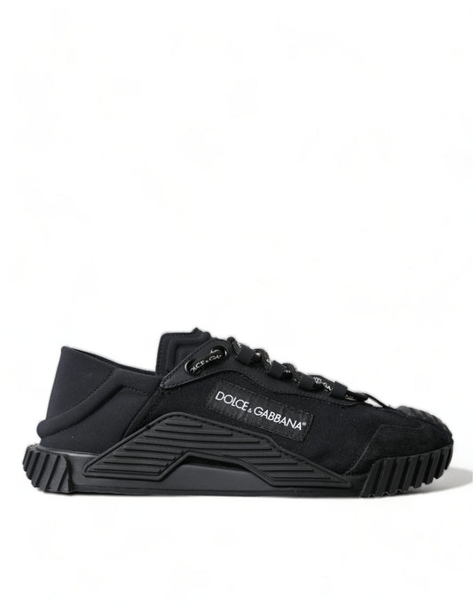 Elegant Black NS1 Lace-Up Sneakers