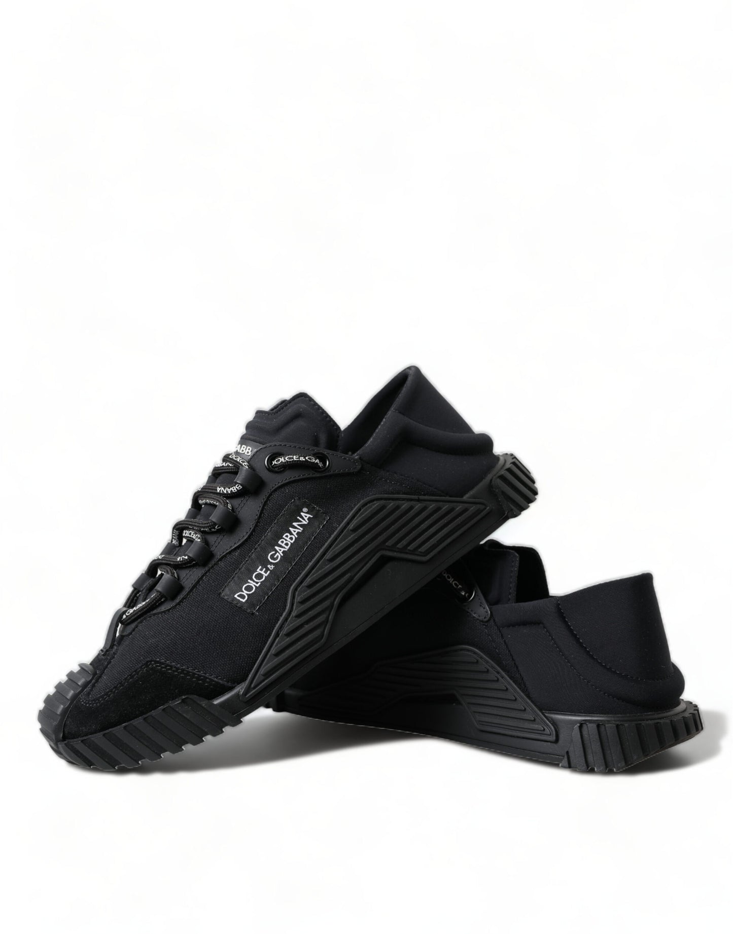 Elegant Black NS1 Lace-Up Sneakers