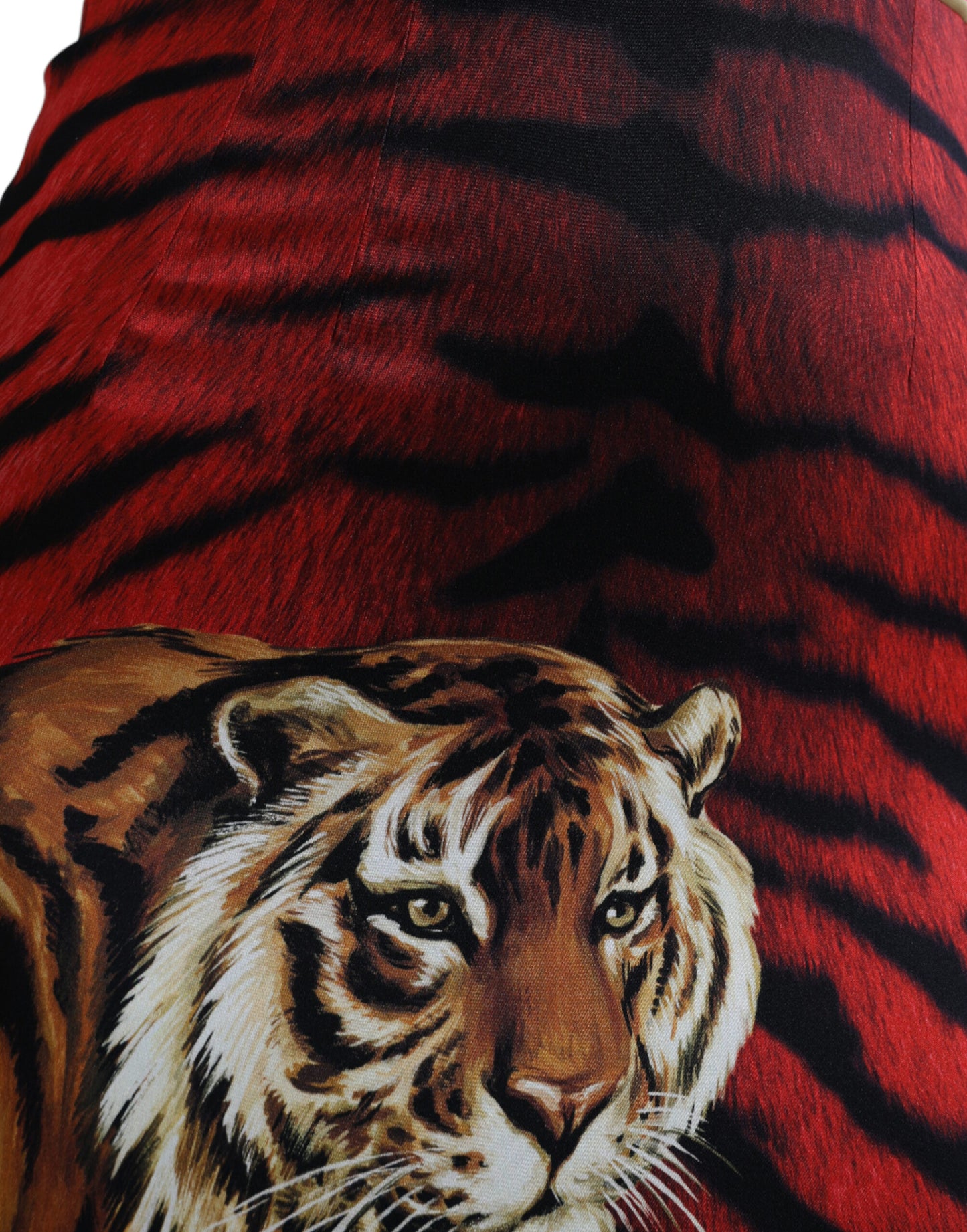 Elegant Animal Print Sheath Midi Dress