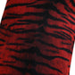 Elegant Animal Print Sheath Midi Dress