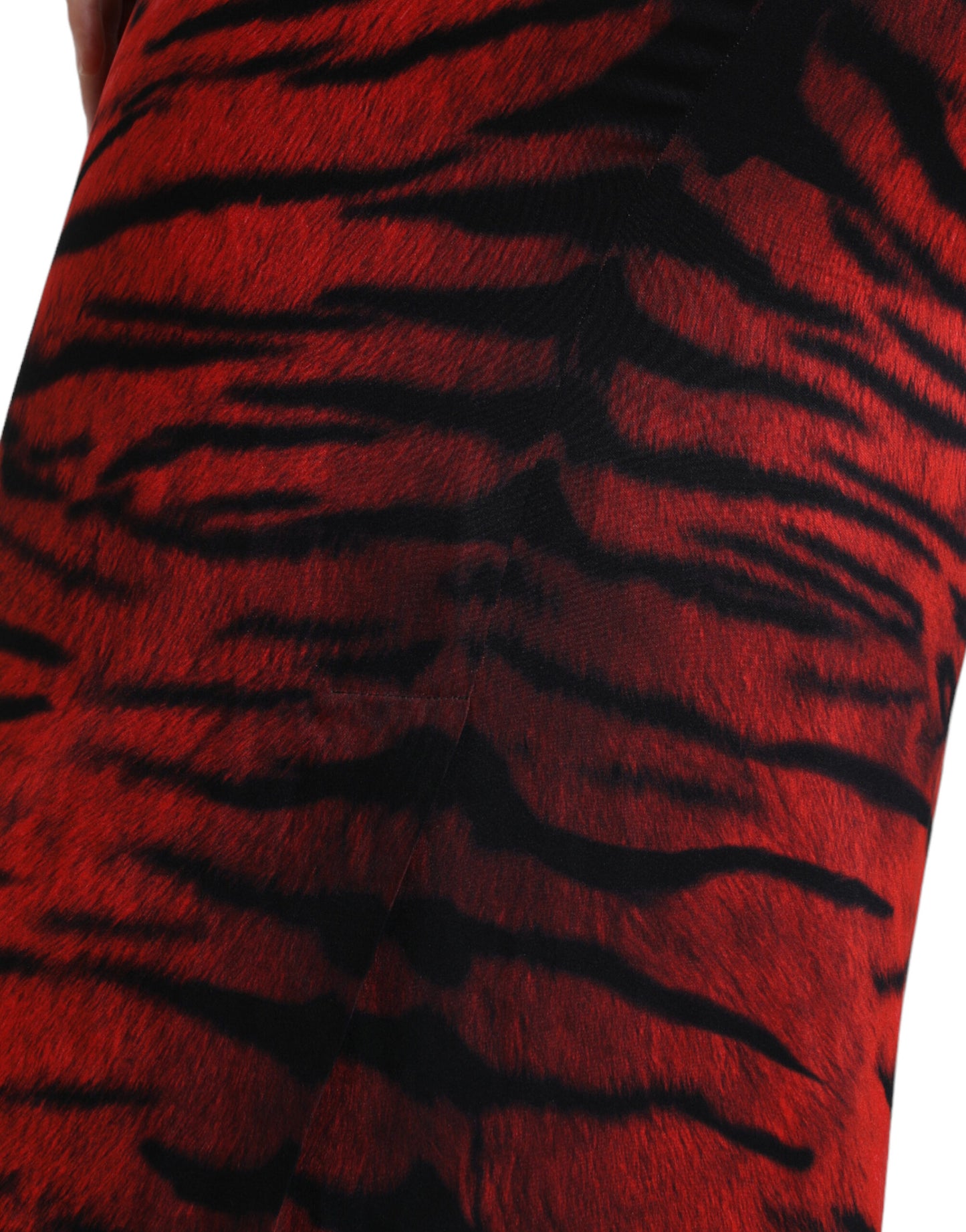 Elegant Animal Print Sheath Midi Dress