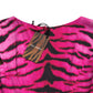Elegant Animal Print Sheath Midi Dress