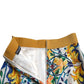 High Waist Majolica Print Mini Skirt