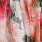 Floral Print High-Waist Silk Maxi Skirt