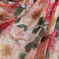 Floral Print High-Waist Silk Maxi Skirt