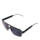 Matte Black Chic Metal Sunglasses