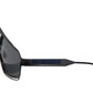 Matte Black Chic Metal Sunglasses
