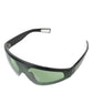 Sleek Men's Green-Lens Sunglasses