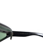 Sleek Men's Green-Lens Sunglasses