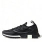 Elegant Black Mesh Sorrento Sneakers