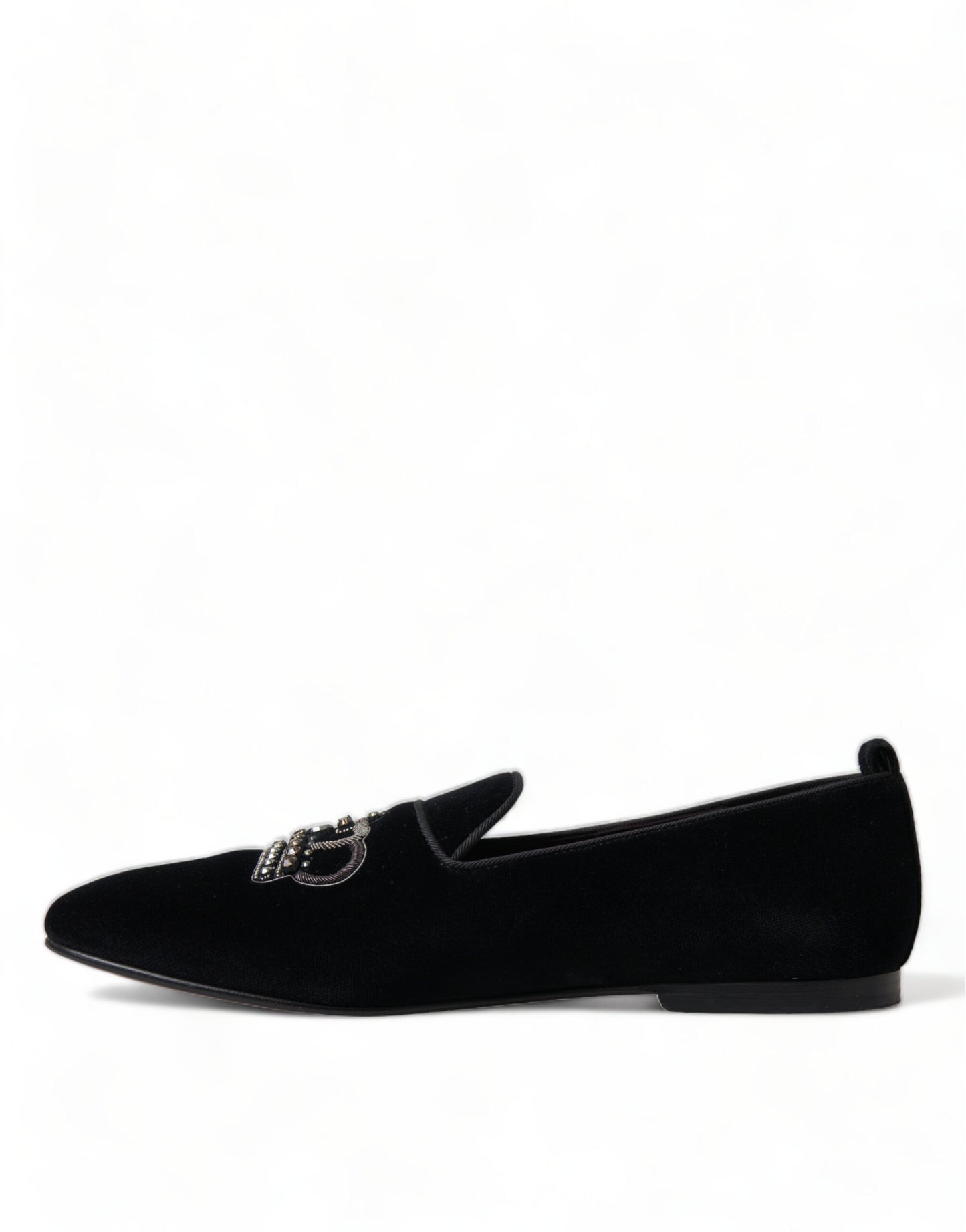 Elegant Velvet Black Dress Loafers