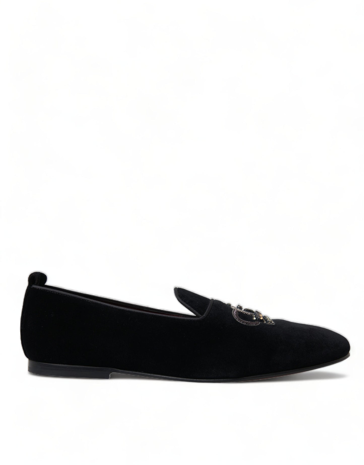 Elegant Velvet Black Dress Loafers