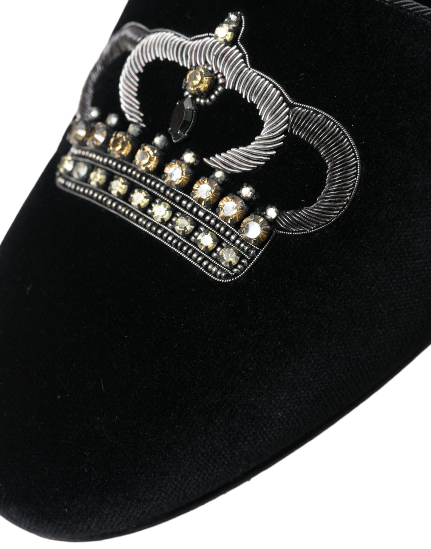 Elegant Velvet Black Dress Loafers