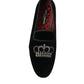 Elegant Velvet Black Dress Loafers