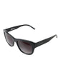 Sleek Black Acetate Sunglasses for Men