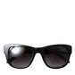 Sleek Black Acetate Sunglasses for Men
