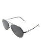 Elegant Black Metal Sunglasses for Men