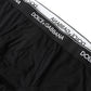 Elegant Black Cotton Stretch Briefs