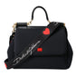 Elegant Black Sicily Shoulder Bag