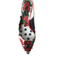 Chic Multicolor Floral Slingback Heels with Crystals