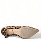 Exquisite Leopard Print Stiletto Pumps