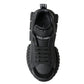 Elegant Black Super Queen Sneakers