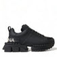 Elegant Black Super Queen Sneakers
