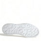 Elegant Leather Low Top Sneakers - Royal Crown Patch